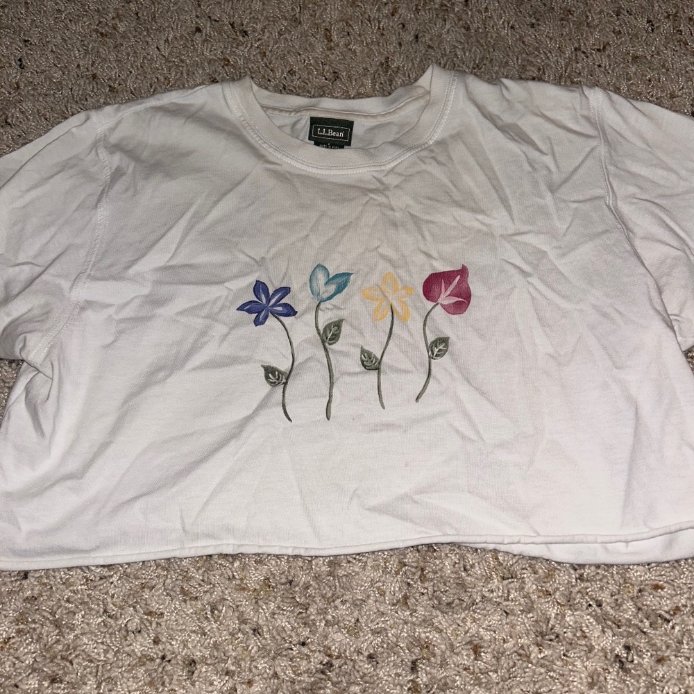 Flower Crop top